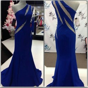 Mac Duggal Gown with crystals